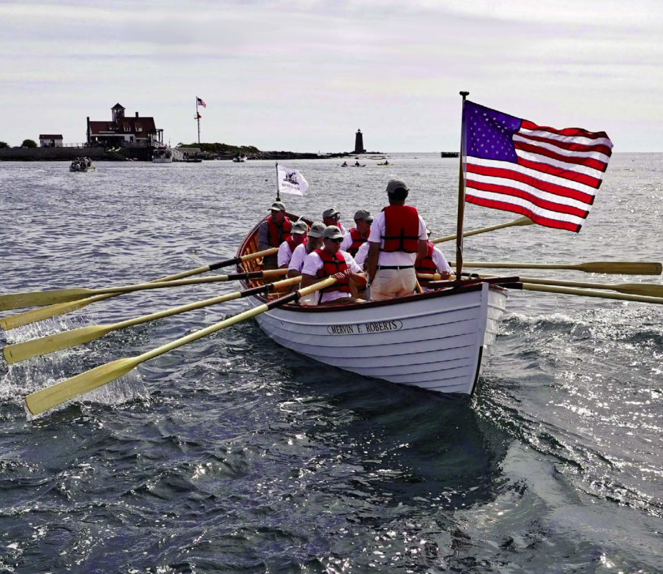 Historic Oars for Wood Island Life Saving Station