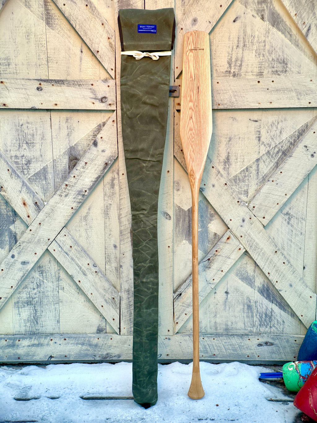 Waxed Twill Paddle Bag